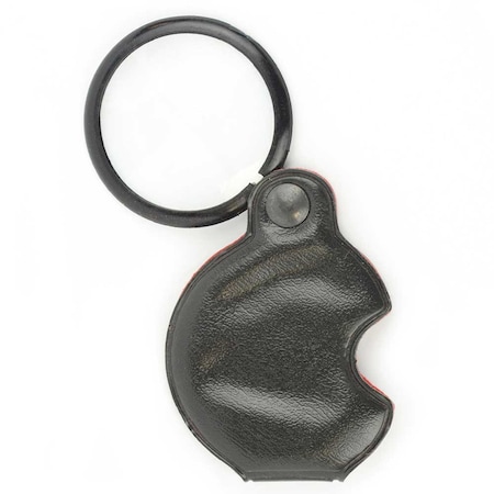 Big Horn Folding 4x Pocket Magnifier with Vinyl Case 19229